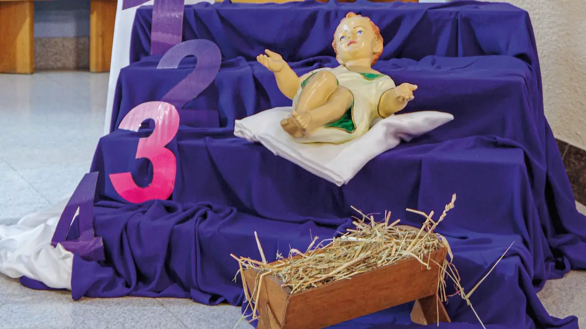 Adwent w kościele pw. Matki Bożej z Lourdes, Warszawa, 14 grudnia 2024 r. fot. Marek BAZAK/East News