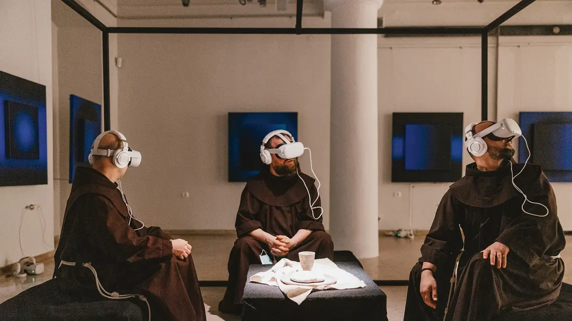 Technologia VR pozwala nie tylko oglądać, ale i przeżywać historię, będąc uczestnikiem wydarzeń. Na planie filmu o uzdrowieniu pod Jerychem pracowało ponad 100 osób. Premiera produkcji odbyła się w 2025 r. fot. Materiały prasowe/Miejsce słowa