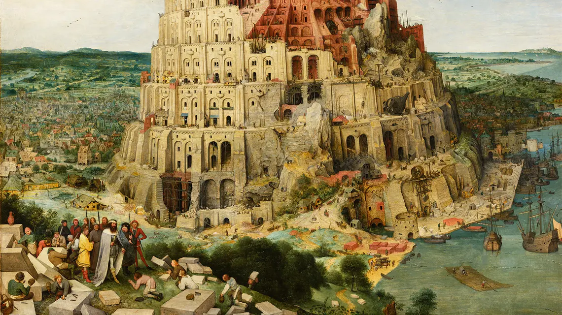 Wieża Babel, Pieter Bruegel Starszy, 1563, fot. wikipedia