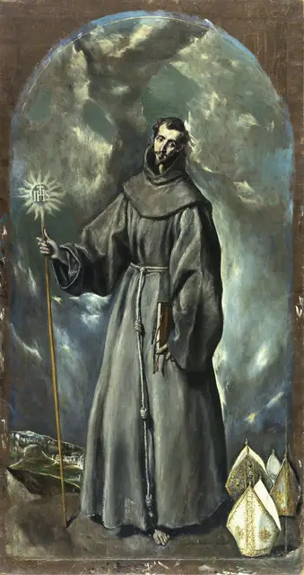 św. Bernardyn ze Sieny, El Greco, 1603 r., fot. WIKIPEDIA