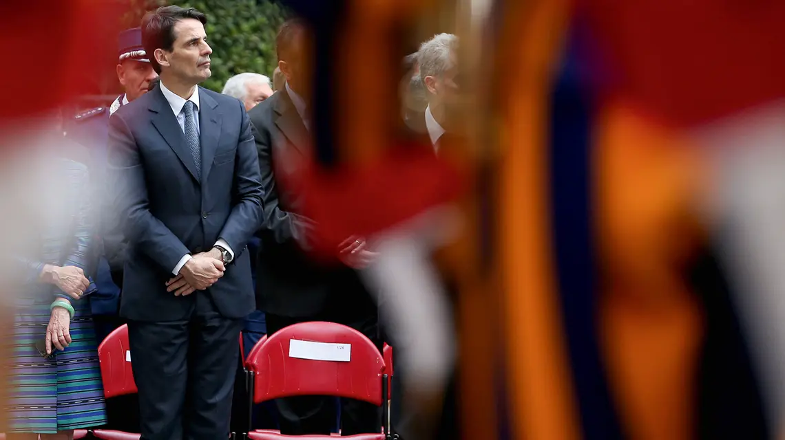 Jean-Baptiste de Franssu, od 2014 r. prezes Instytutu Dzieł Religijnych (IOR), zwanego potocznie bankiem watykańskim Fot. Franco Origlia/Getty Images