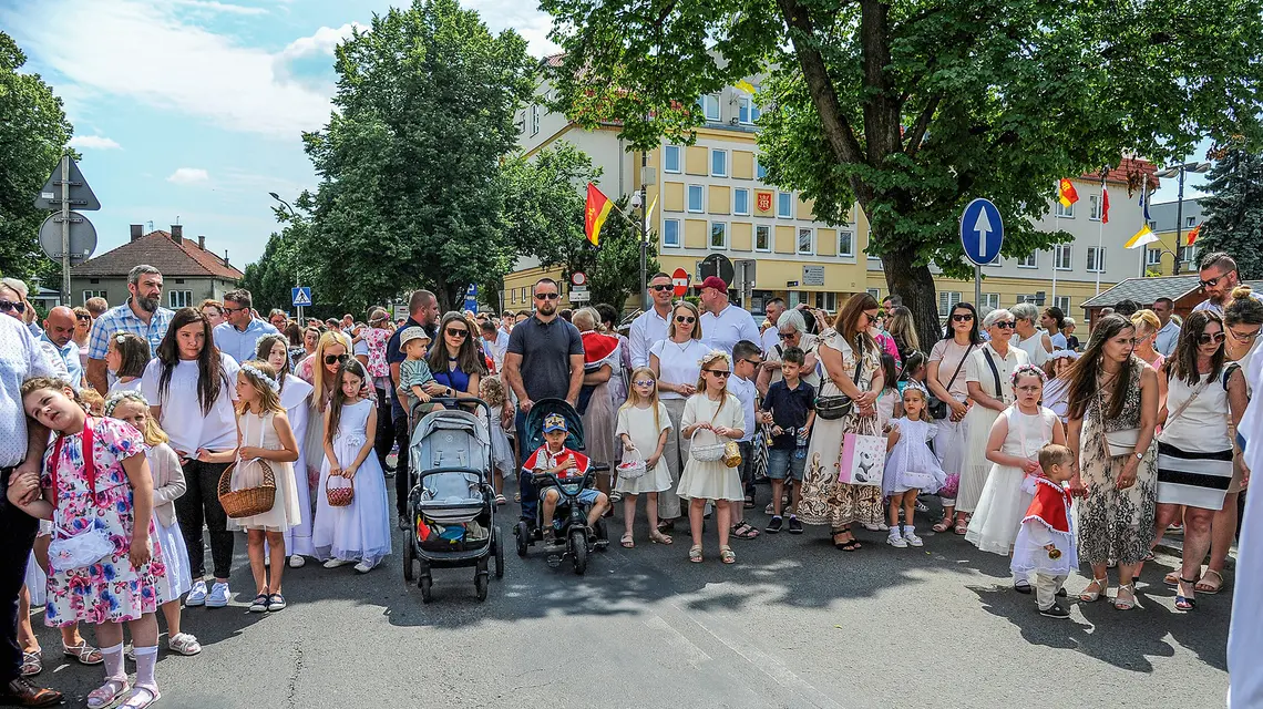  Procesja Bożego Ciała na ulicach Jasła, 19 czerwca 2025 r. Fot. Marek Dybas/REPORTER/east news
