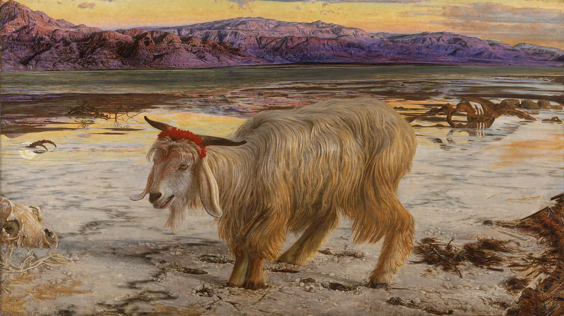 Kozioł Ofiarny, William Holman Hunt, 1854 r. fot. WIKIPEDIA