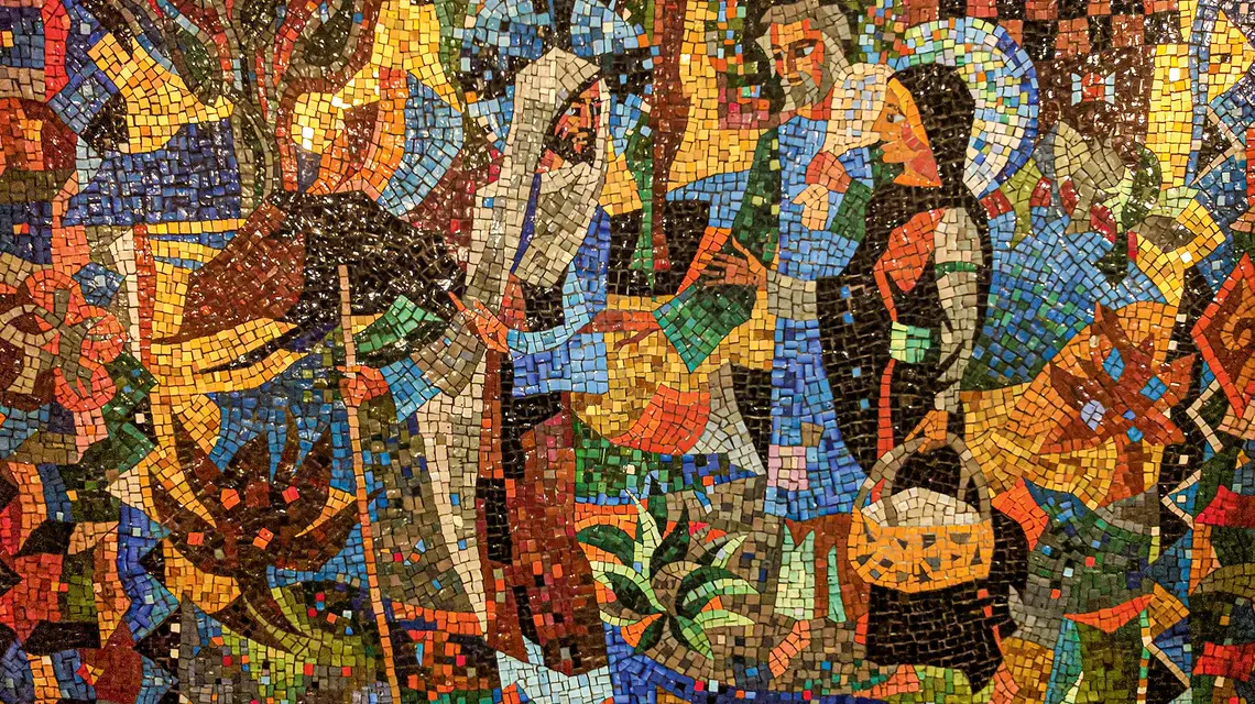 Rowan i Irene LeCompte, Droga do Emaus, 1970 r. fot. Wikimedia Commons