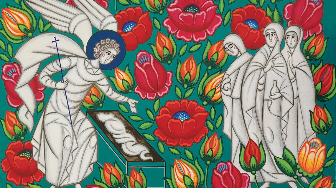 Na okładce: Anna Makać „Ukazanie się Anioła kobietom niosącym mirrę” fot. iconart gallery