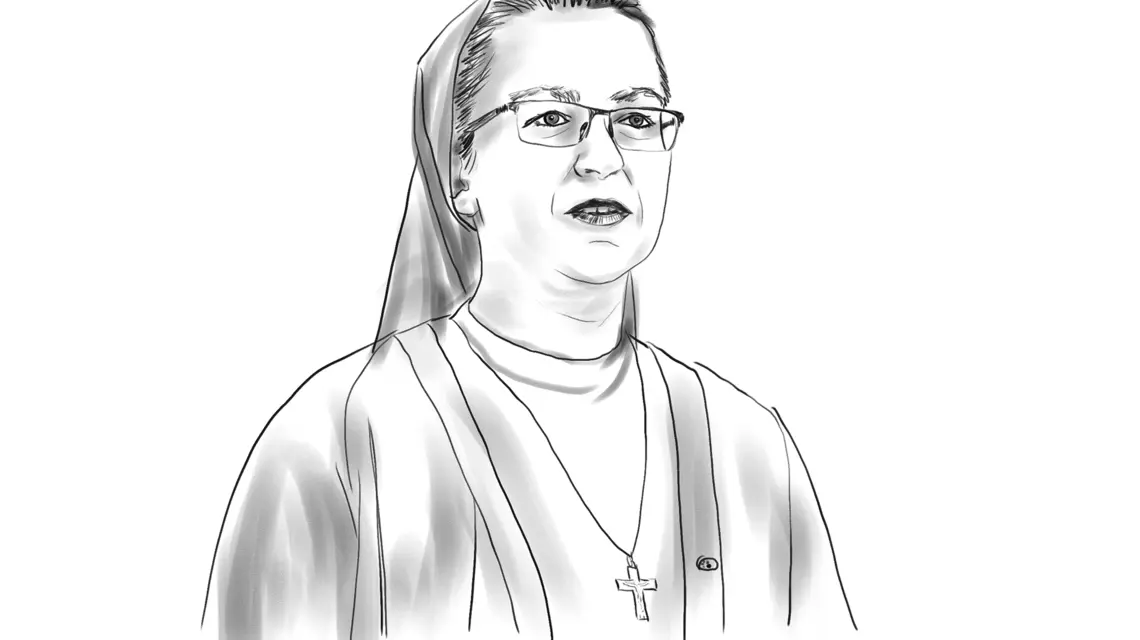 S. Dorota Chwiła FMA | Rys. Zosia Komorowska/PK