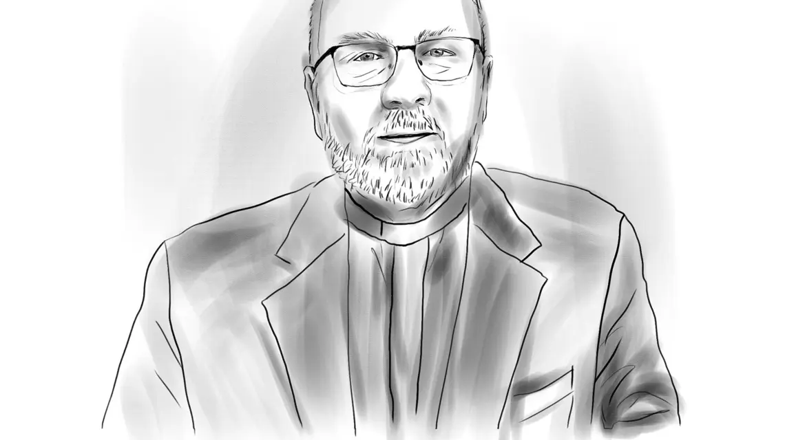 Ks. Andrzej Szczęsny | Rys. Zosia Komorowska/PK