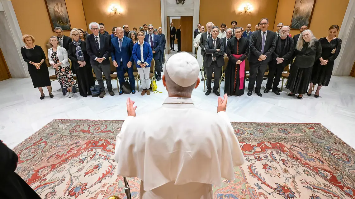 Audiencja dla pisarzy z okazji 100-lecia watykańskiego wydawnictwa Libreria Editrice Vaticana, Watykan, czerwiec 2026 r. | Fot. Vatican NewS/KAI