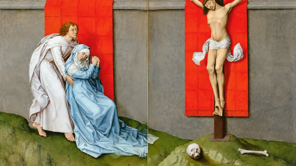 Rogier van der Weyden, Dyptyk Ukrzyżowania (ok. 1460 r.) | Fot. Wikipedia Commons