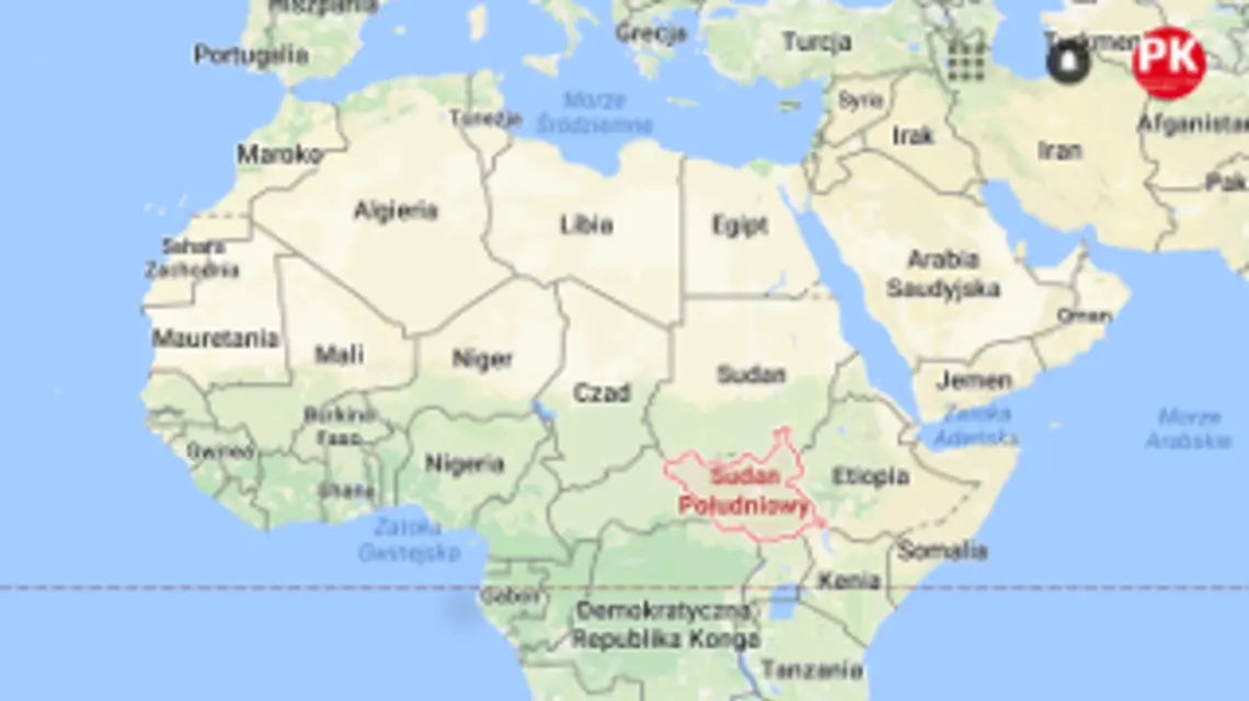 Sudan Południowy to najmłodsze państwo Afryki. Powstał w 2011 roku, w wyniku odłączenia się od Sudanu 