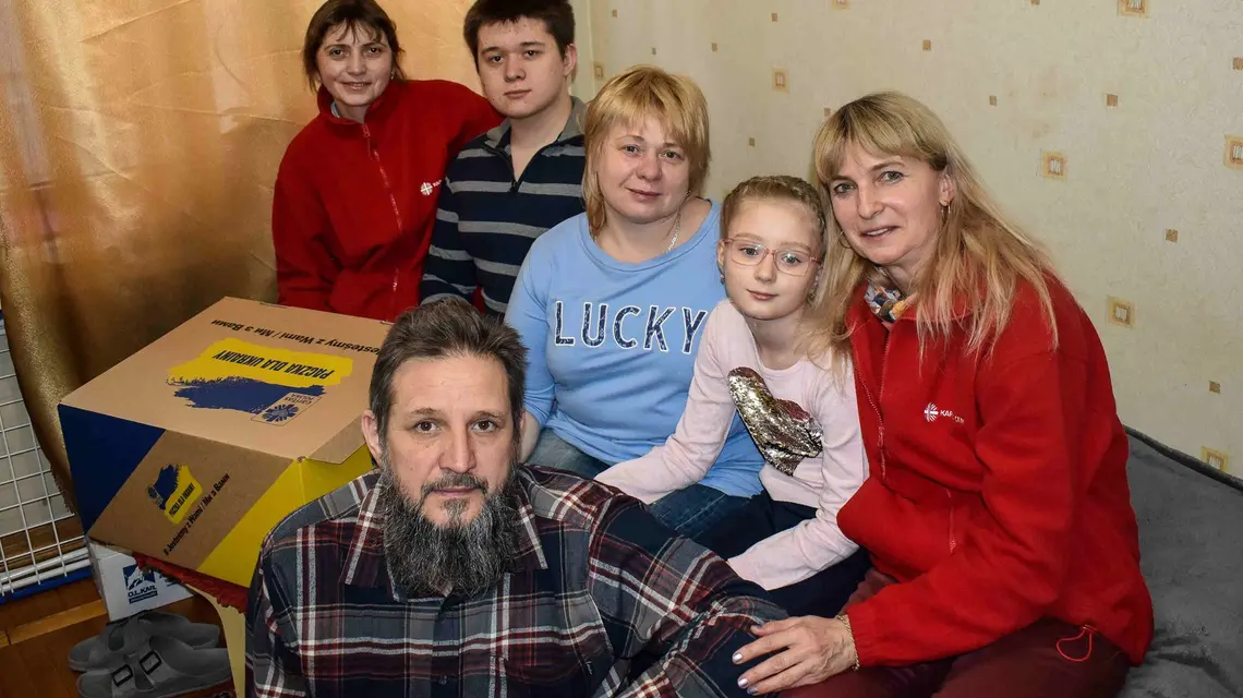 Jurij i Switłana zawsze starają się zobaczyć światełko w tunelu / fot. Caritas Polska
