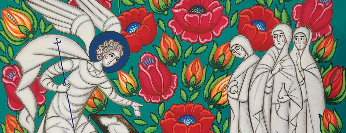Na okładce: Anna Makać „Ukazanie się Anioła kobietom niosącym mirrę” fot. iconart gallery
