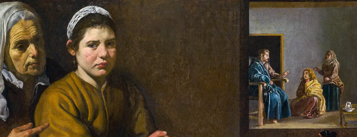Diego Velázquez, Chrystus w domu Marty i Marii, ok. 1618 r. | Fot. Wikipedia