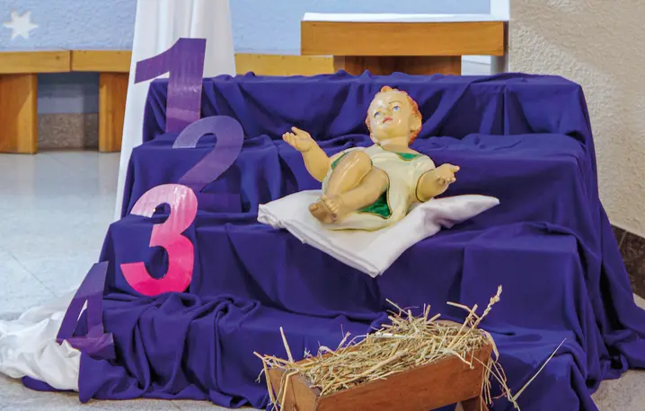 Adwent w kościele pw. Matki Bożej z Lourdes, Warszawa, 14 grudnia 2024 r. fot. Marek BAZAK/East News