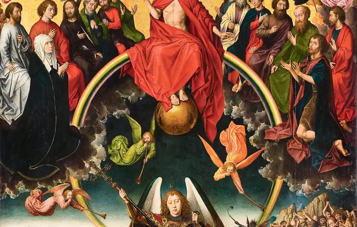 Sąd Ostateczny – fragment tryptyku Hansa Memlinga 1467–1471 r., fot. wikipedia