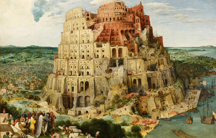 Wieża Babel, Pieter Bruegel Starszy, 1563, fot. wikipedia