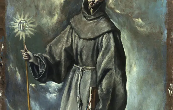 św. Bernardyn ze Sieny, El Greco, 1603 r., fot. WIKIPEDIA