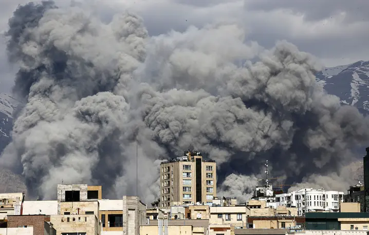 Teheran po serii izraelskich nalotów, niedziela 1 marca 2026 r. fot. Fatemeh Bahrami/ Getty Images