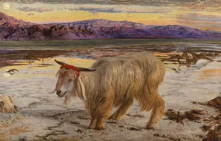 Kozioł Ofiarny, William Holman Hunt, 1854 r. fot. WIKIPEDIA