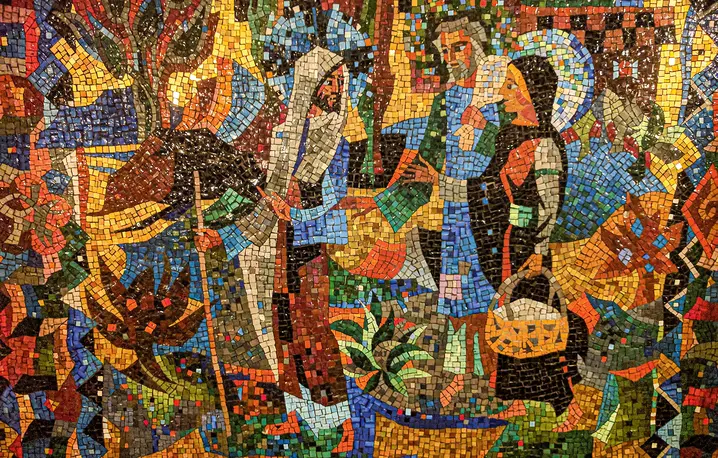 Rowan i Irene LeCompte, Droga do Emaus, 1970 r. fot. Wikimedia Commons