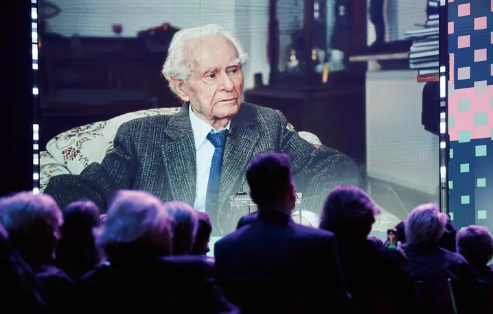 Wiesław Myśliwski podczas gali 20-lecia TVP Kultura, 25 października 2025 r. fot. PaweŁ WodzyŃski/ East News