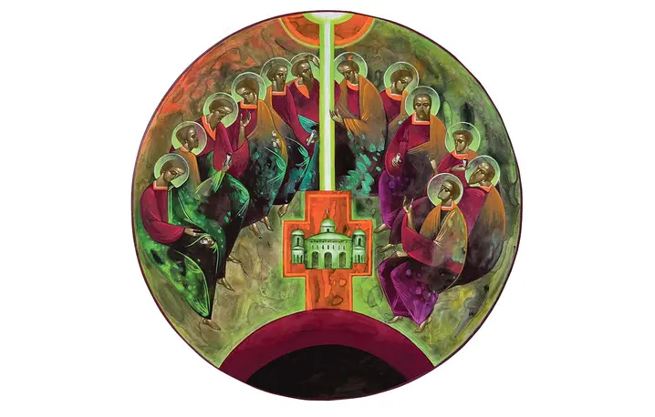 Zstąpienie Ducha Świętego, Kateryna Shadrina | fot. Iconart Gallery