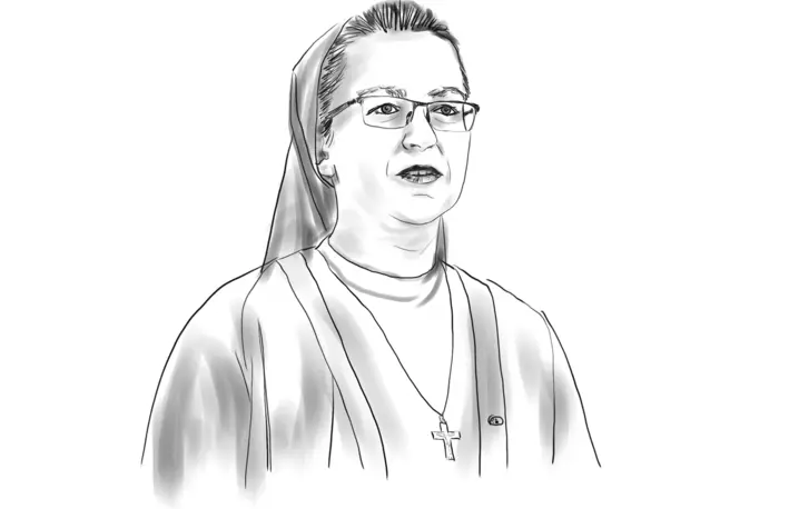 S. Dorota Chwiła FMA | Rys. Zosia Komorowska/PK