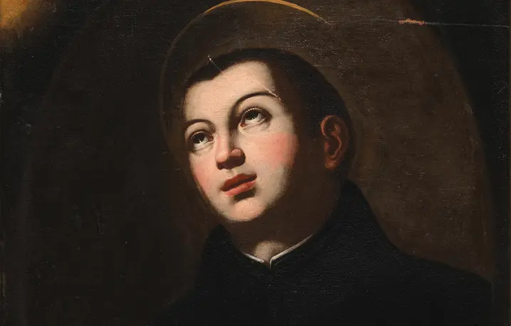 Portret św. Stanisława Kostki autorstwa nieznanego artysty, powstały w połowie XVIII wieku, znajdujący się na Zamku w Łańcucie | fot. Materiały prasowe/Muzeum – Zamek w Łańcucie