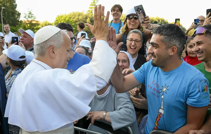 Spotkania młodzieży franciszkańskiej w Asyżu, 6 sierpnia 2026 r. W wydarzeniu wzięło udział ponad 2,5 tys. młodych ludzi | Fot. Abaca Press/East News