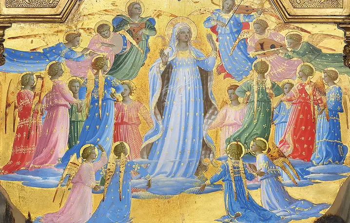 Zaśnięcie i Wniebowzięcie Najświętszej Maryi Panny, Fra Angelico | Fot. Wikimedia commons