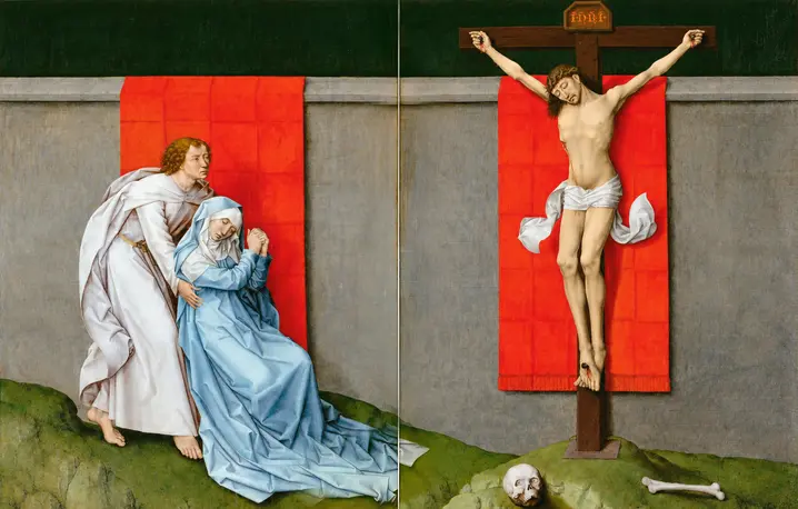 Rogier van der Weyden, Dyptyk Ukrzyżowania (ok. 1460 r.) | Fot. Wikipedia Commons