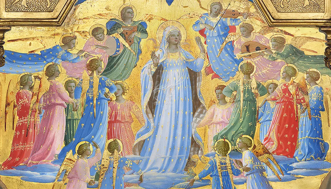 Zaśnięcie i Wniebowzięcie Najświętszej Maryi Panny, Fra Angelico | Fot. Wikimedia commons