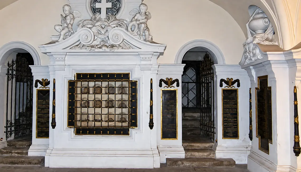 Krypta Męczenników w paryskim kościele karmelitów, upamiętniająca duchownych zamordowanych podczas tzw. masakr wrześniowych w 1792 roku. W czasie rewolucji francuskiej w wyniku antykatolickich prześladowań zginęło kilkanaście tysięcy osób | Fot. Wikimedia Commons