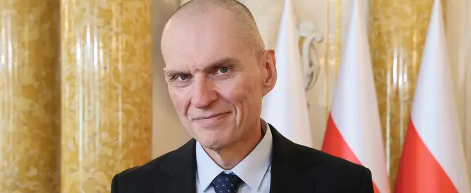 Uwolniony Andrzej Poczobut  3 maja  na Zamku Królewskim otrzymał Order Orła Białego, przyznany mu 11 listopada ubiegłego roku fot. Wojciech Olkuśnik/East News