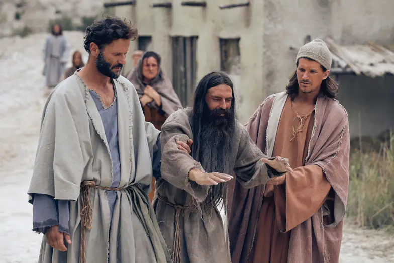 Technologia VR pozwala nie tylko oglądać, ale i przeżywać historię, będąc uczestnikiem wydarzeń. Na planie filmu o uzdrowieniu pod Jerychem pracowało ponad 100 osób. Premiera produkcji odbyła się w 2025 r. fot. Materiały prasowe/Miejsce słowa